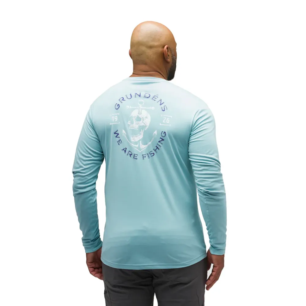 Fashion Anchor Down Ls Tech Tee Men T-Shirts