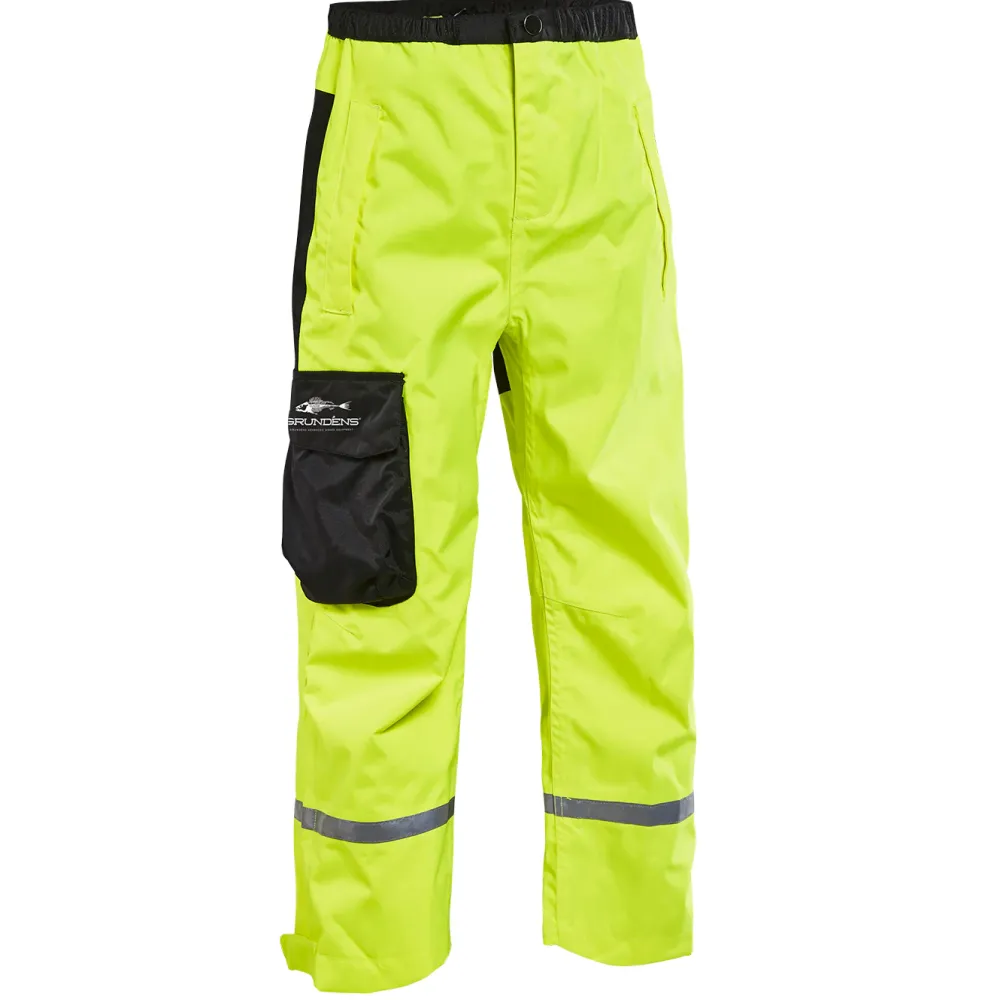 New Children's Weather Watch Sport Fishing Pants Hi-Vis Yellow Kid's Kid's