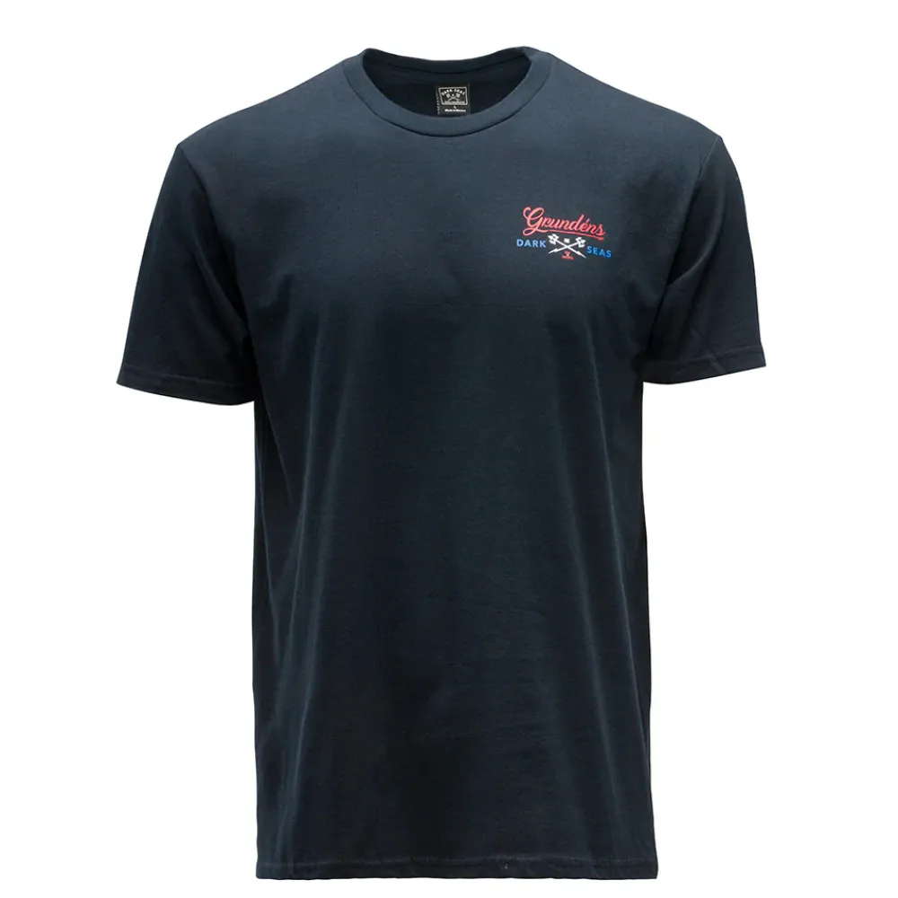 New Dark Seas X Grundens Long Range T-Shirt Men T-Shirts