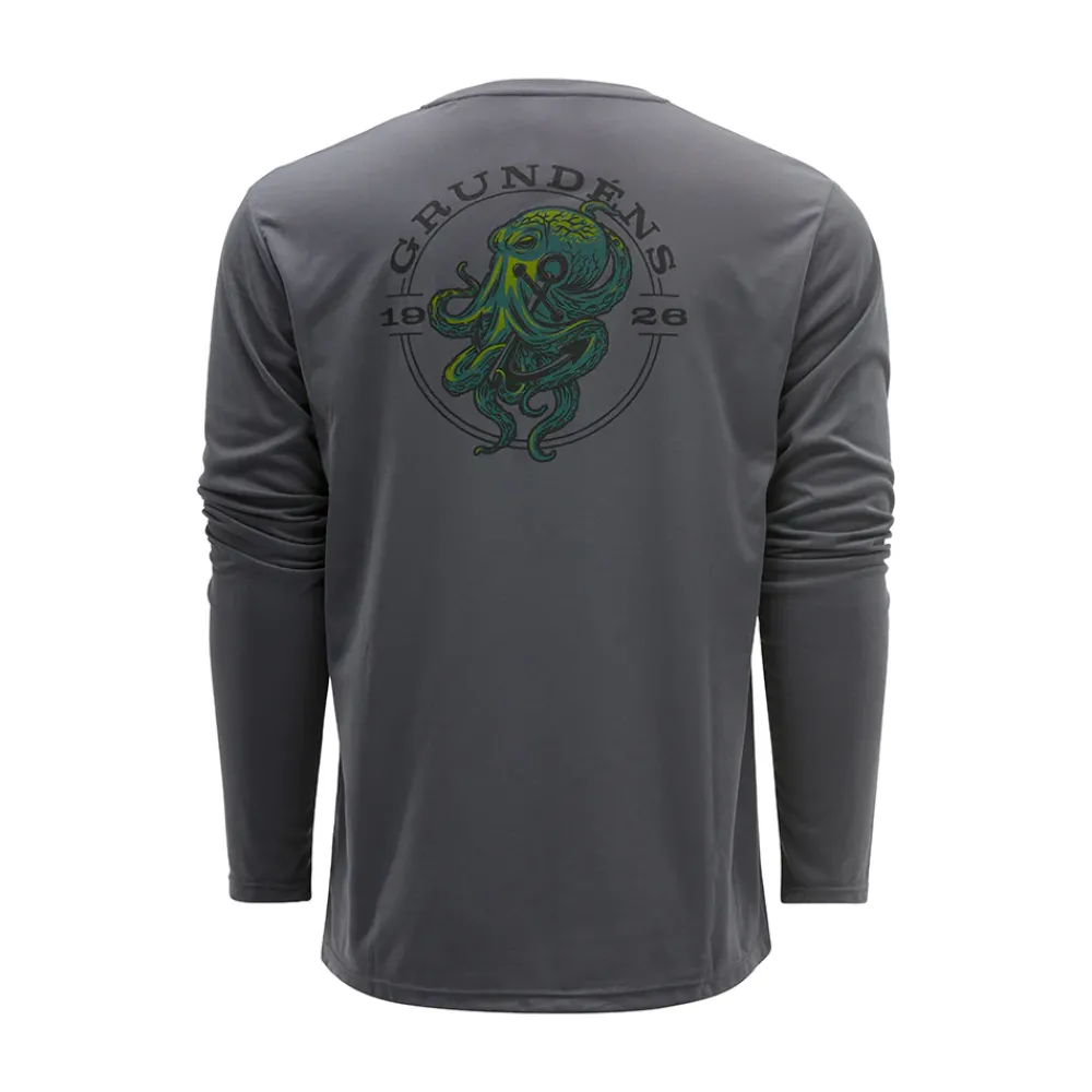 Flash Sale Kraken Ls Tech Tee Men T-Shirts