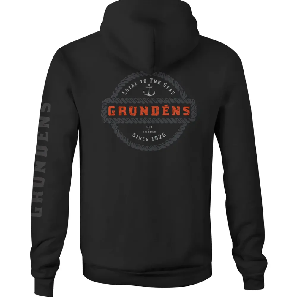 Discount Rope Knot Full Zip Hoodie Men Hoodies