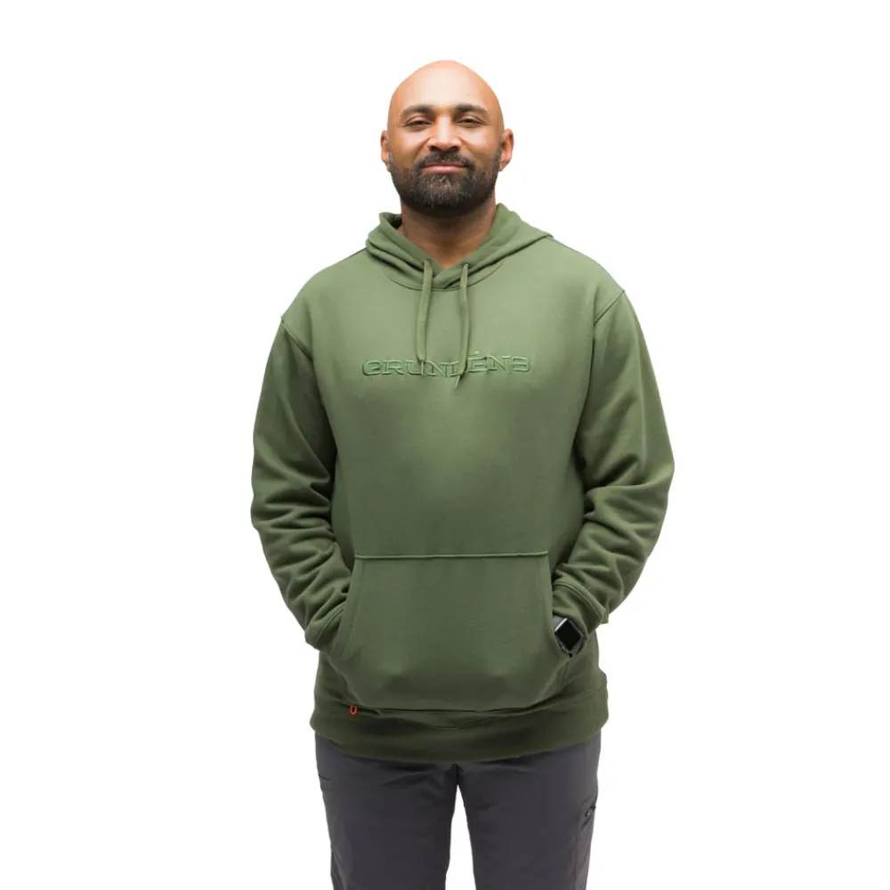 Cheap Wordmark Embroidered Hoodie Men Hoodies